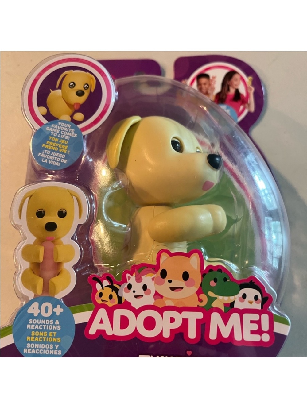 Adopt Me! Yellow Interactive Puppy Toy by Unknown Brand